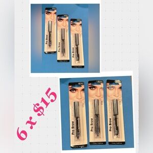 ARDELL pro brow sculpting gel/6 pcs bundle clear 0.25 fl oz